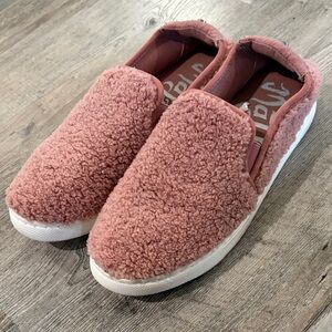 Cozy Pink Slip-On Sneakers